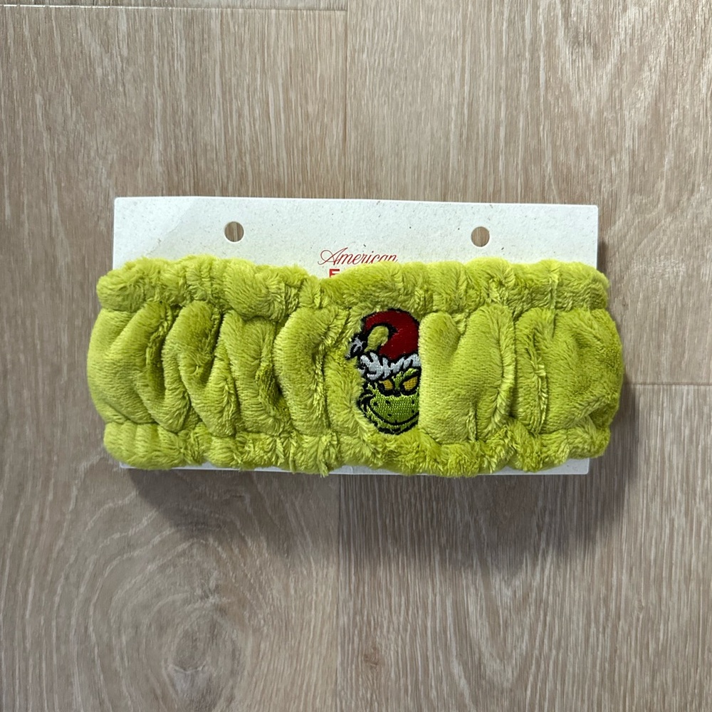 American Eagle Grinch Spa Headband OS NWT